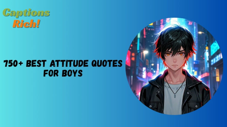 Attitude Quotes For Boys