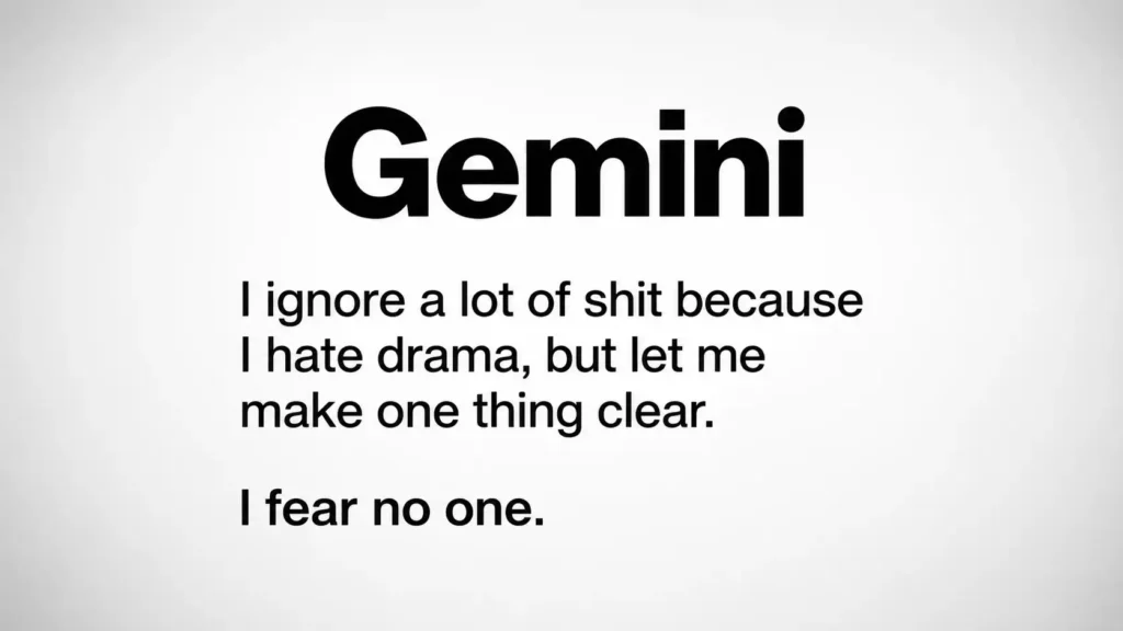 Creative Gemini Captions