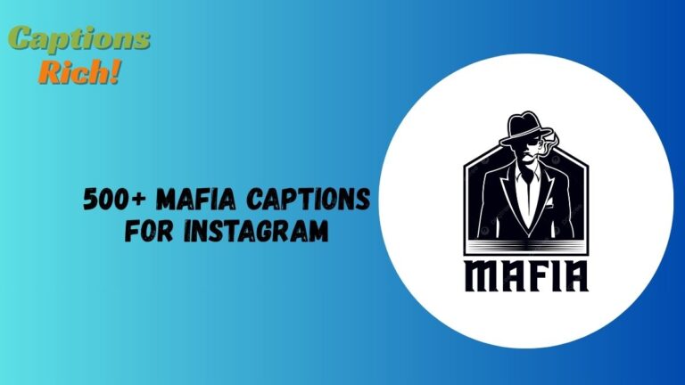 500+ Mafia Captions for Instagram for Bold and Fearless Posts 