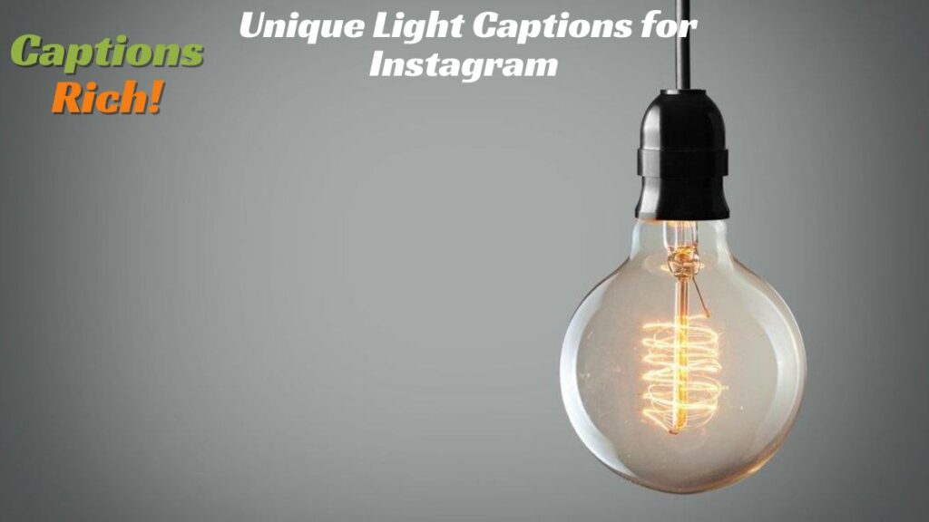 Unique Light Captions for Instagram