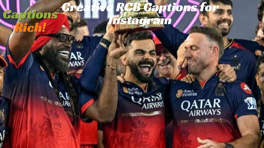 Creative RCB Captions for Instagram