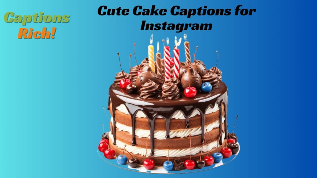 Cute Cake Captions for Instagram