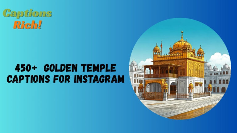Golden Temple Captions for Instagram