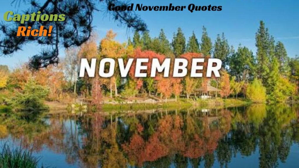Good November Quotes