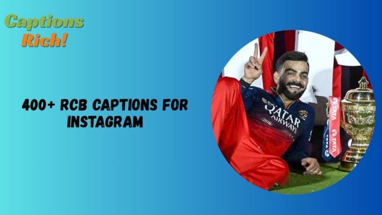 RCB Captions for Instagram