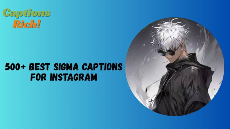 Sigma Captions for Instagram