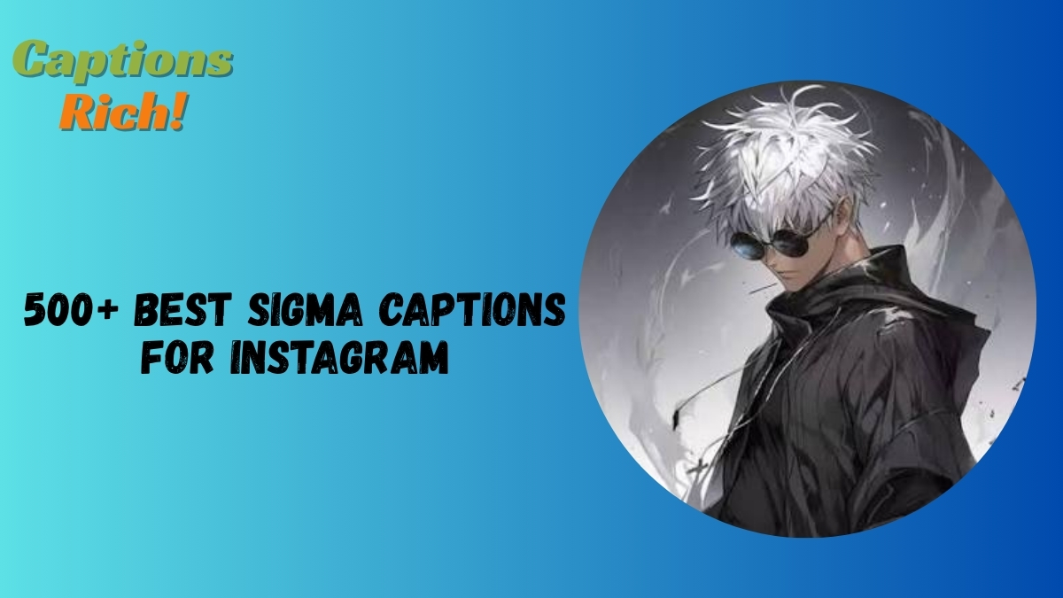 Sigma Captions for Instagram