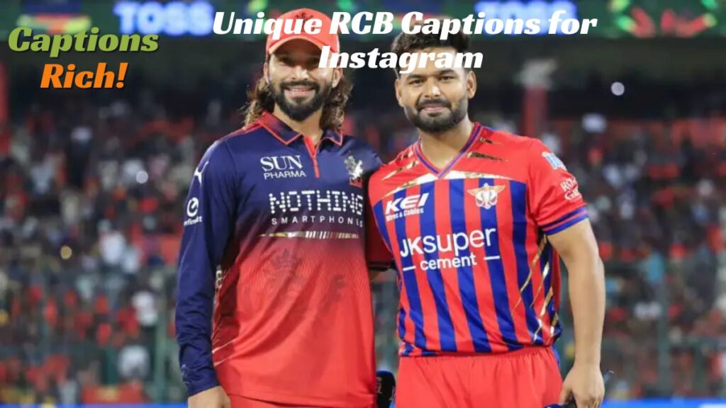 Unique RCB Captions for Instagram