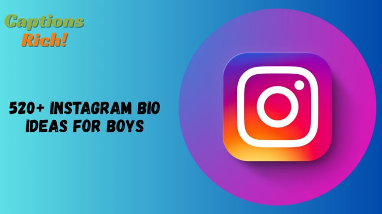 Instagram Bio Ideas for Boys