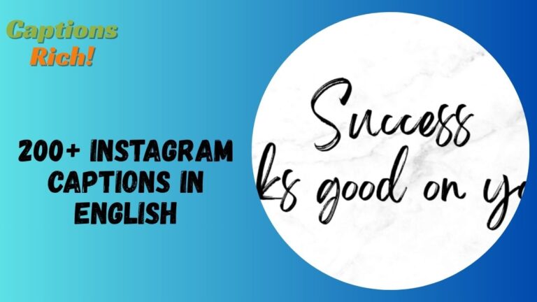 Instagram Captions in English