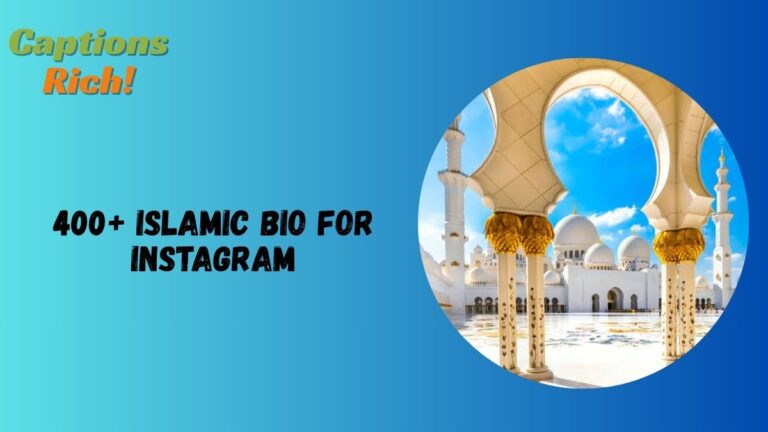 Islamic Bio for Instagram