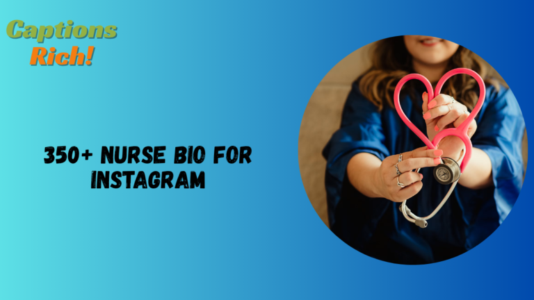 Nurse Bio for Instagram