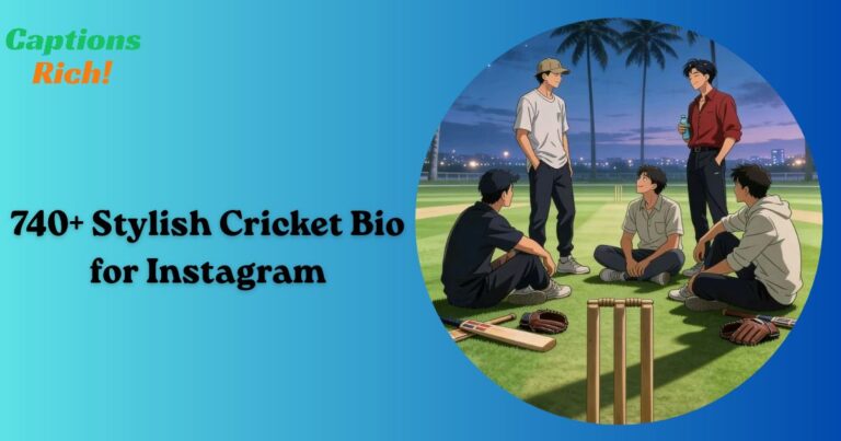 Cricket Bio for Instagram